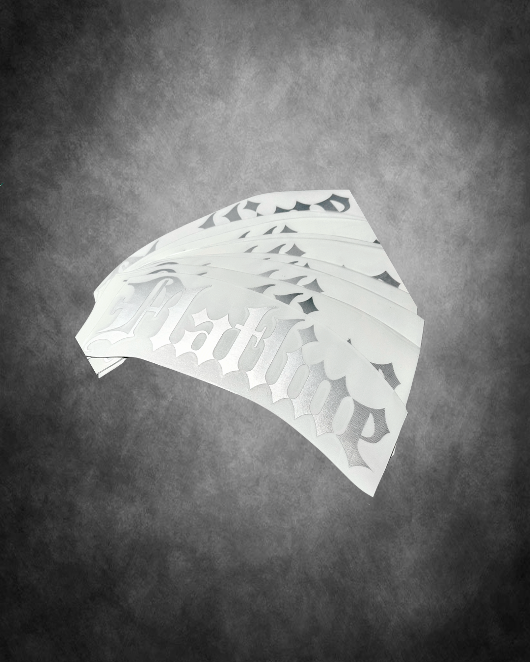 FLATLINE SMALL OLD ENGLISH DECAL 12”