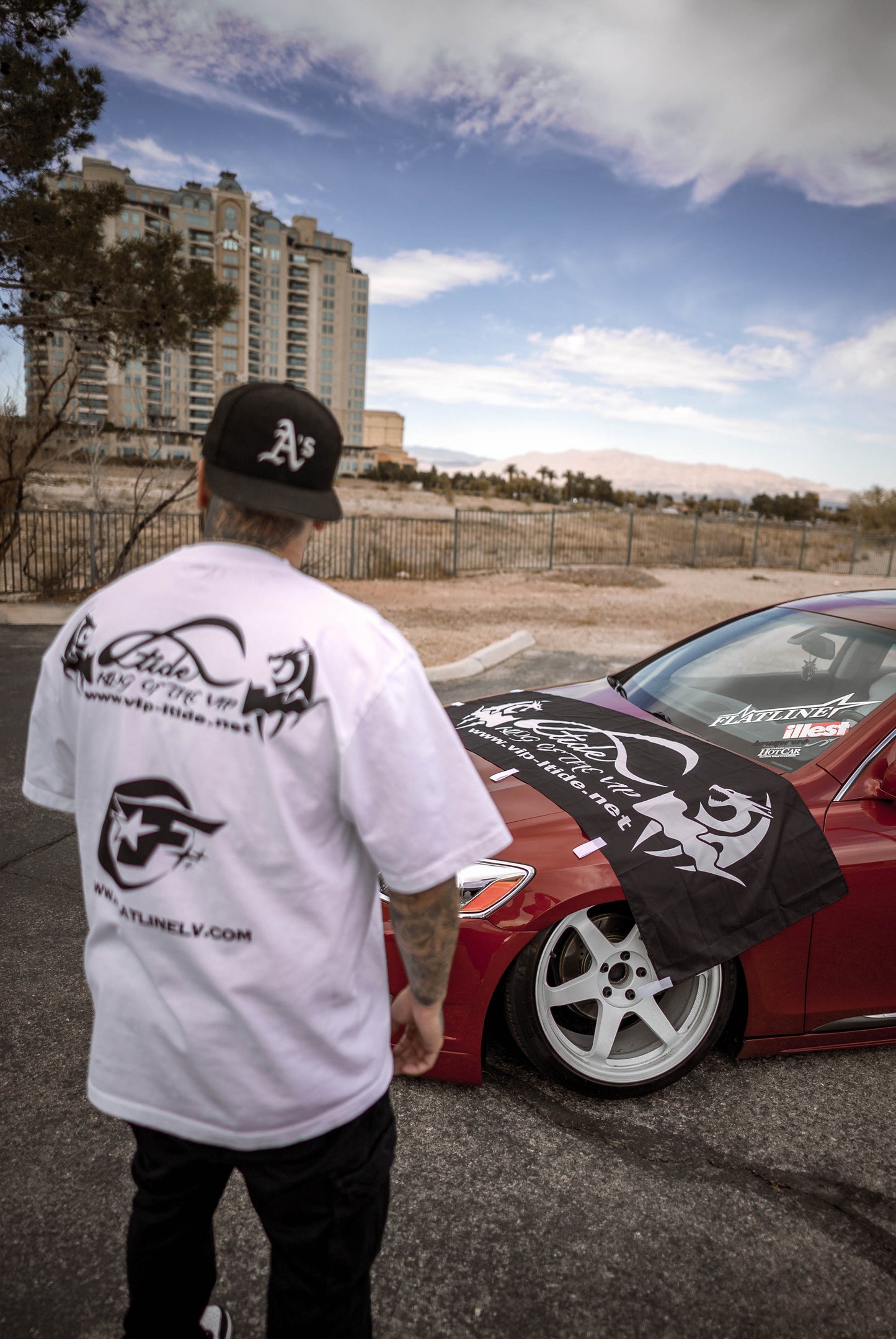 Flatline x L-tide official colllab T-shirt