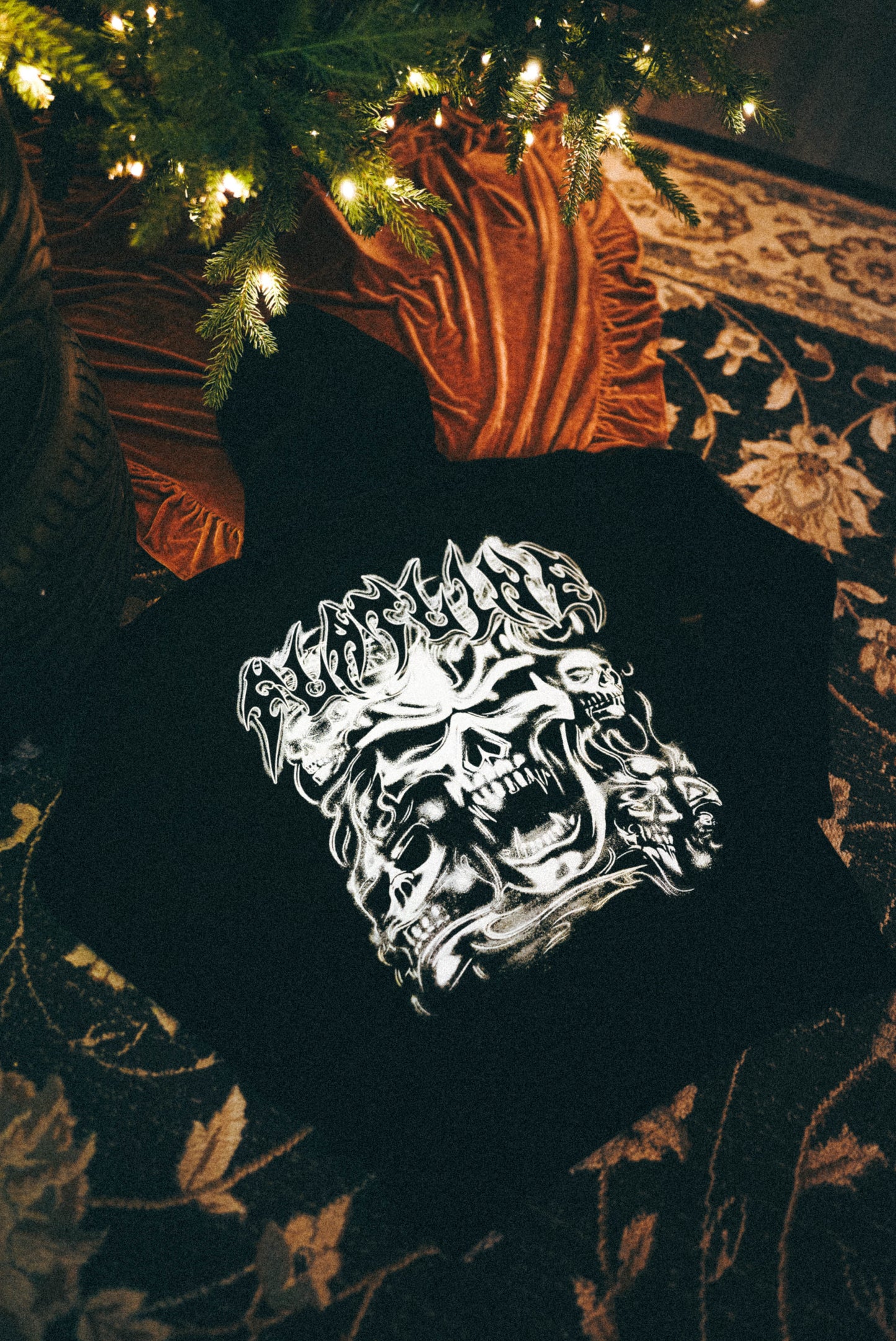 FLATLINE SKULL HOODIE